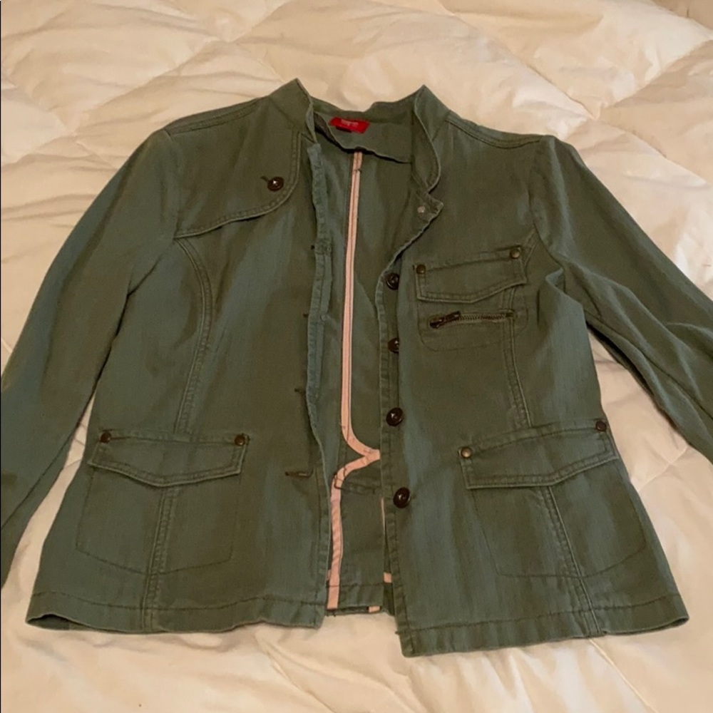 Mossimo army green jacket women’s